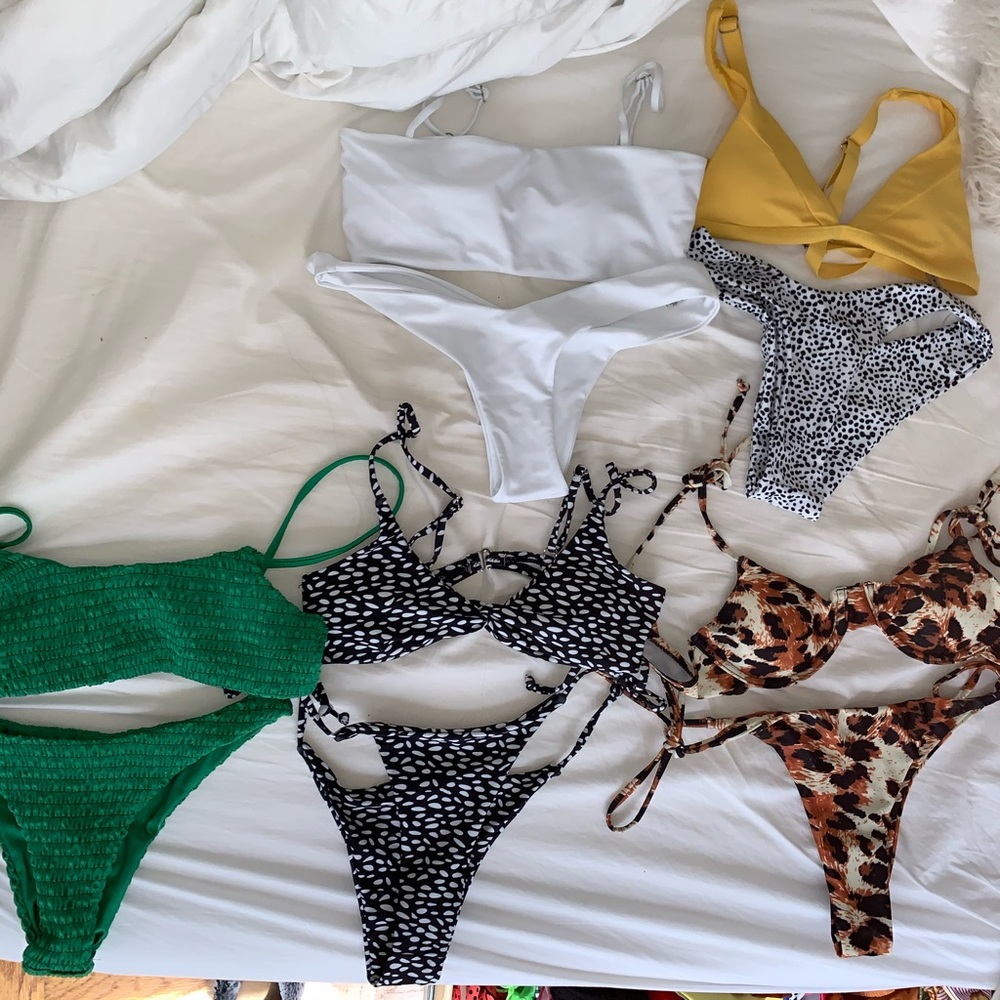 NWOT bundle of 5 zaful bikinis